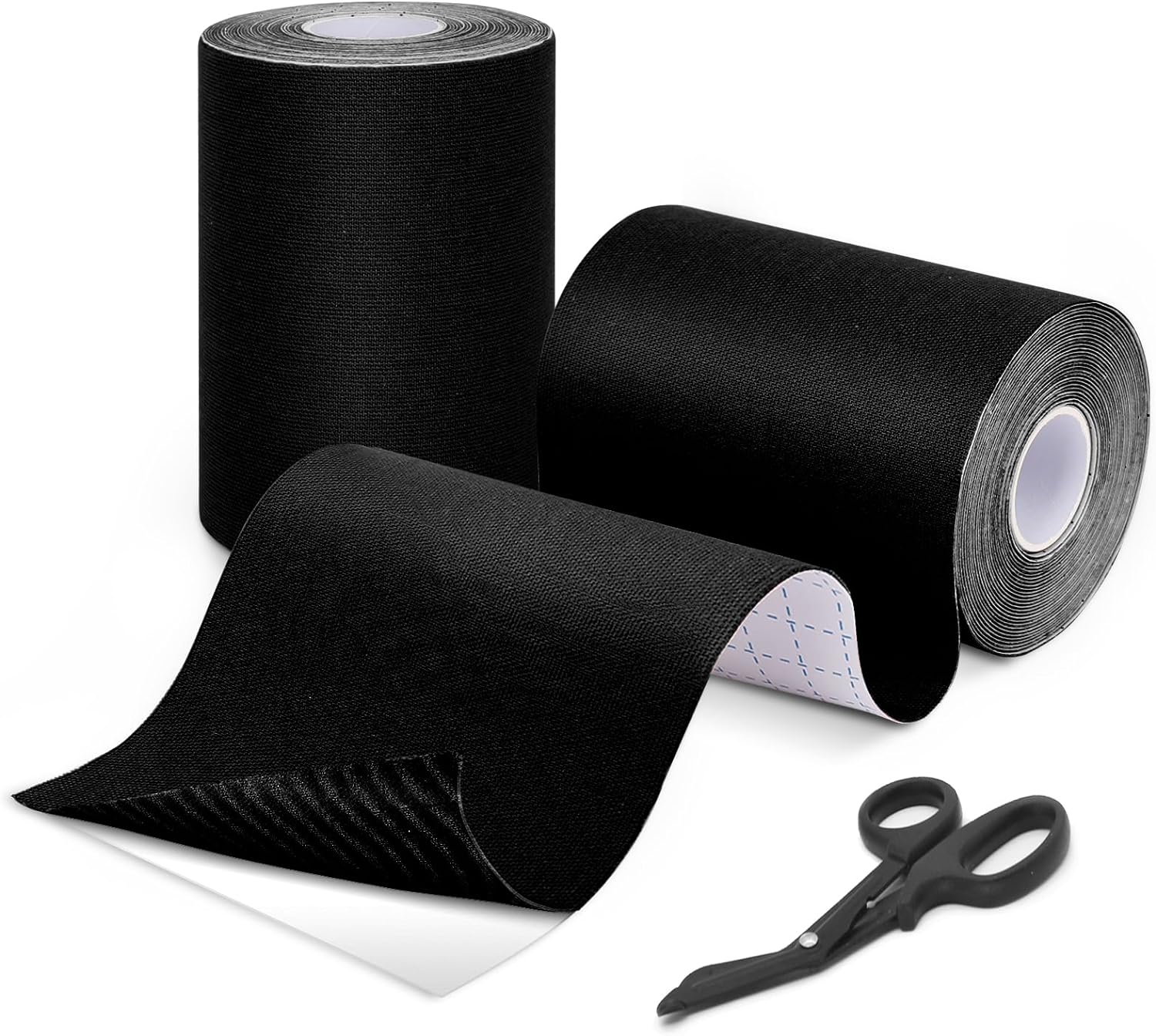 Extra breites elastisches Kinesiologie-Tape aus Baumwolle mit Verbandschere, 10 cm x 5 m