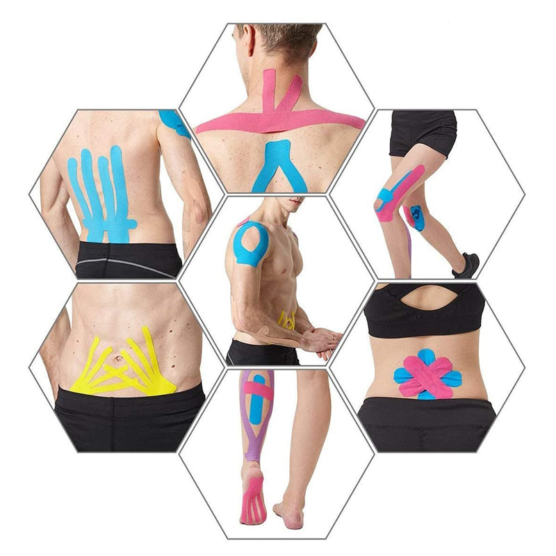 Elastisches vorgeschnittenes Physio-Kinesiologie-Tape für den Sport 