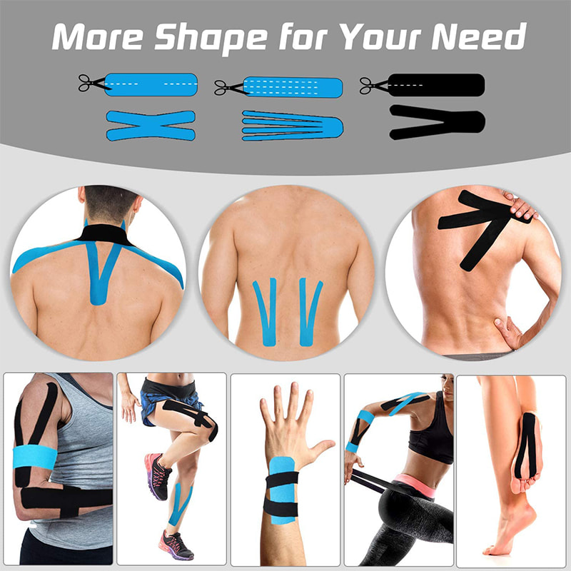 Dynamic Nylon Sports Vorgeschnittenes Kinesiologie-Tape für Muskeln