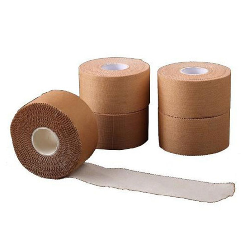 Starres Sporttape aus Rayon, selbstklebend, Beige 