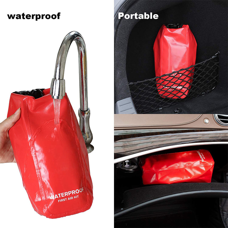 Wasserdichter Packsack, Erste-Hilfe-Set-Tasche zum Kajakfahren 