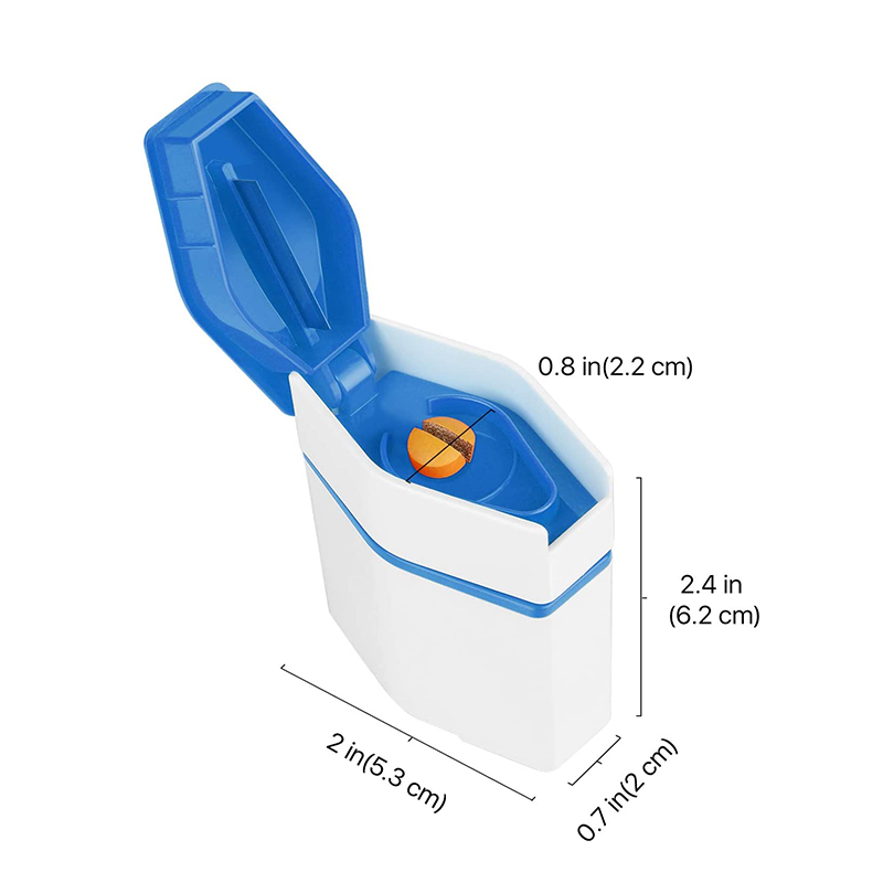 Tragbarer Mini-3-in-1-Pillenteiler für ältere Menschen 