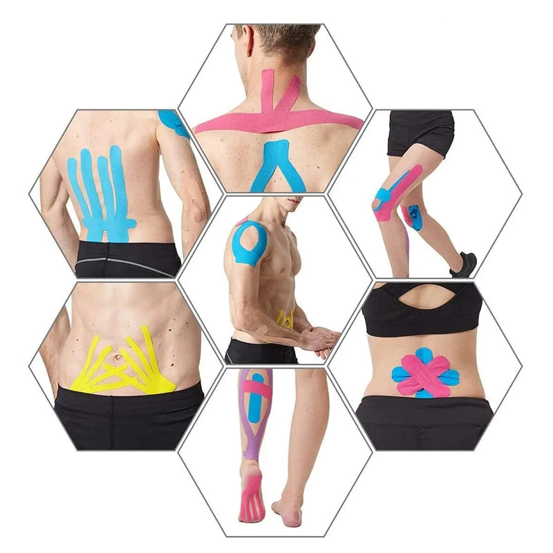 Elastisches PRO-Sport-Kinesiologie-Tape für die Physiotherapie